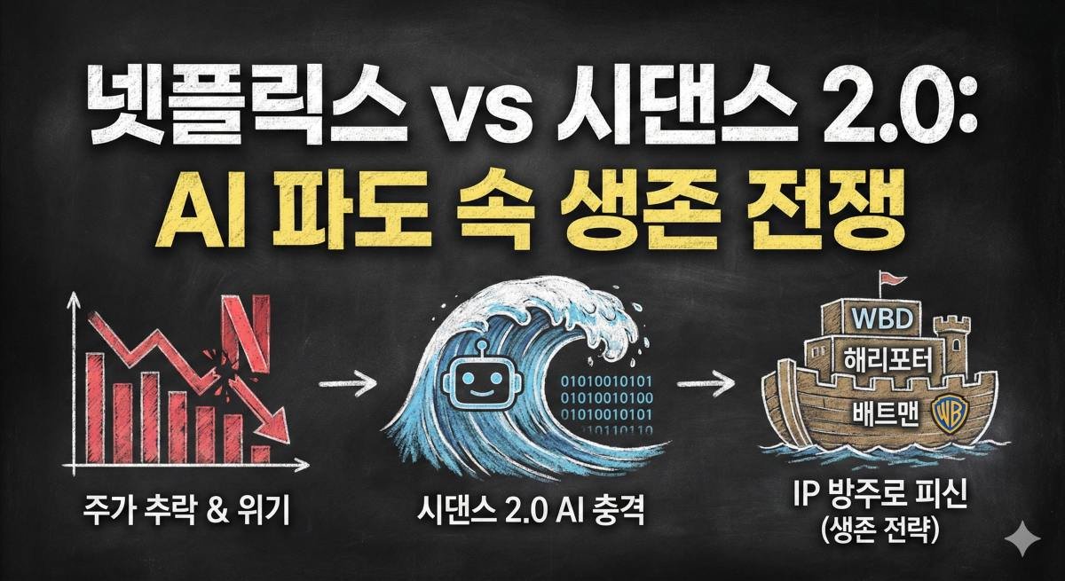 [인사이트] 넷플릭스의 추락은 끝일까, 새로운 제국의 서막일까? (ft. 시댄스 2.0 & WBD 인수)
